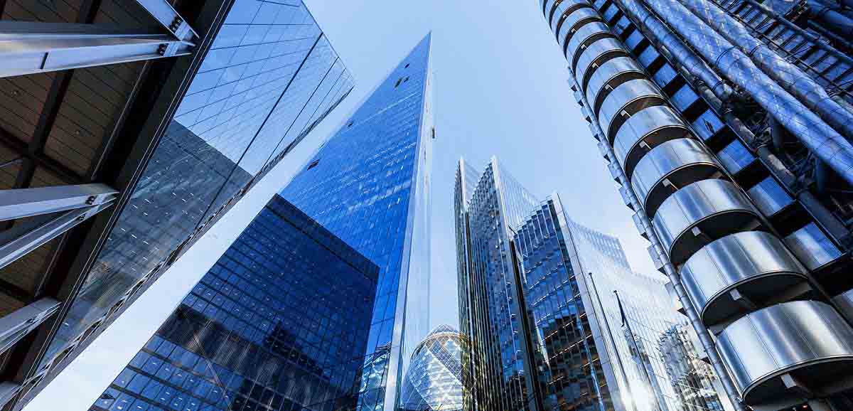 modern tall building sky view modern tall building sky view